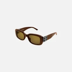 Acetate Bb Hinge Oval Frame Sunglasses