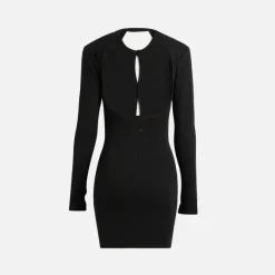 Arise Long Sleeves Keyhole Dress