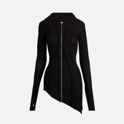 Asymmetric Hoodie Dress