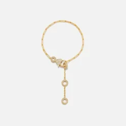 Baguette Riviere Bracelet In 18K