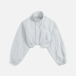 Bolero Track Jacket With Logo Strap Bra Microc
