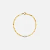 Bracelet Gm 1 Baguettes Clos Diamant Large Link