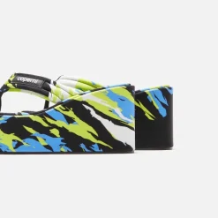 Branded Wedge Sandal