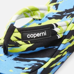 Branded Wedge Sandal