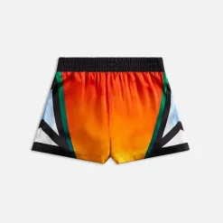 Casa Moto Sport Silk Shorts With Drawstring