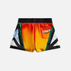 Casa Moto Sport Silk Shorts With Drawstring