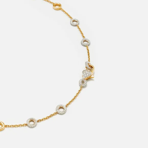 Collier Full Donuts Gold Diamants Oj Multi Donut N