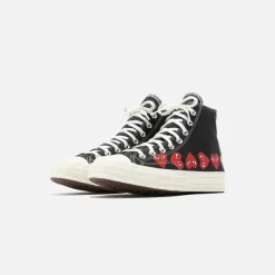 Comme Des Gar Ons Play X Converse Multi Heart High Top