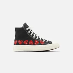 Comme Des Gar Ons Play X Converse Multi Heart High Top