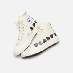 Comme Des Gar Ons Play X Converse Multi Heart High Top