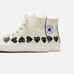 Comme Des Gar Ons Play X Converse Multi Heart High Top
