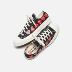 Comme Des Gar Ons Play X Converse Multi Heart Low Top