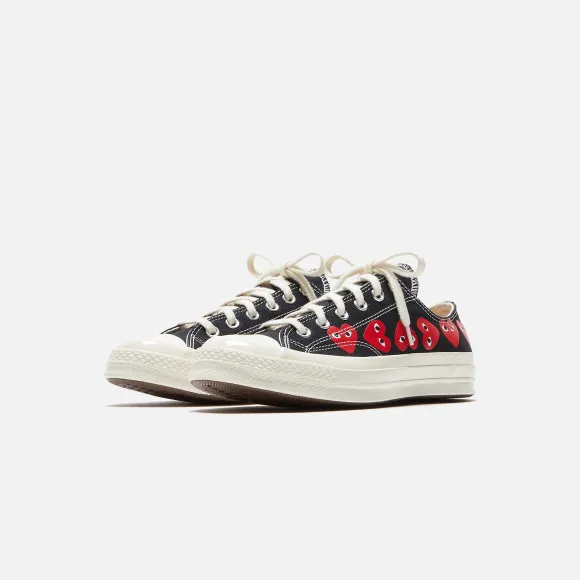 Comme Des Gar Ons Play X Converse Multi Heart Low Top