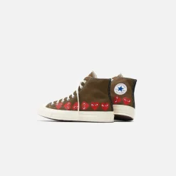 Converse X Comme Des Gar Ons Cdg Play Chuck Taylor High