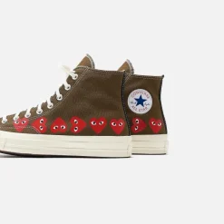 Converse X Comme Des Gar Ons Cdg Play Chuck Taylor High