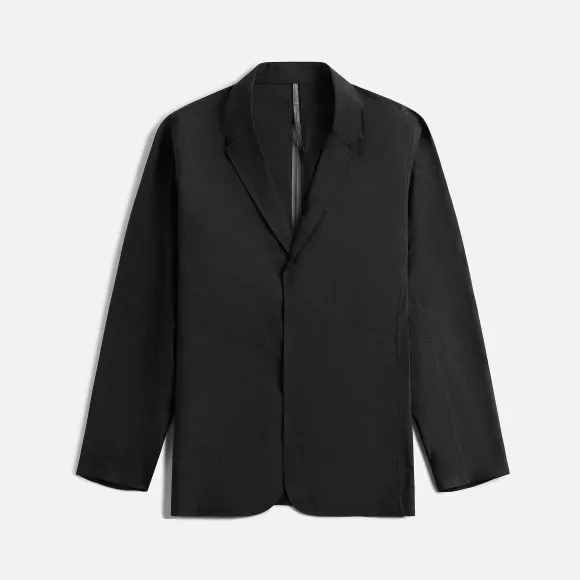 Convex Wool Blazer -Black Heather
