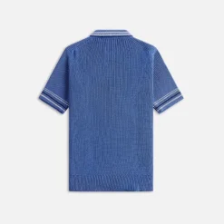 Cotton Fisherman Ribs Polo
