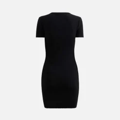 Crew Neck Short Sleeve Dress