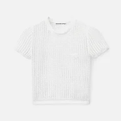 Cropped Knit Tee