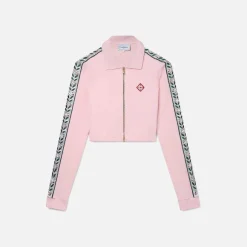 Cropped Motosport Track Jacket