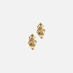 Crumpled Small Post Earrings