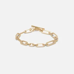 Cuadro Mixed Links Bracelet In Yellow