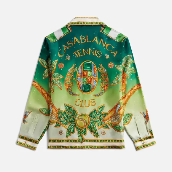 Cuban Collar Long Sleeve Shirt