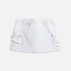 Denim Cargo Skirt