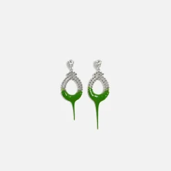 Diamond Loop Earrings