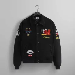 Disney | Kith For Mickey & Friends Suede Varsity Jacket