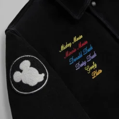 Disney | Kith For Mickey & Friends Suede Varsity Jacket