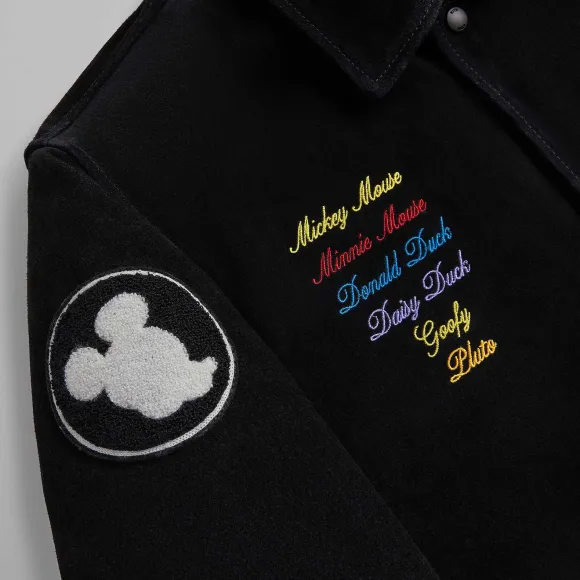 Disney | Kith For Mickey & Friends Suede Varsity Jacket