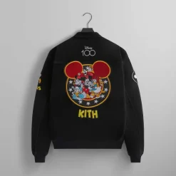 Disney | Kith For Mickey & Friends Suede Varsity Jacket