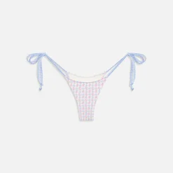Divine Plaid Skimpy Bikini Bottom