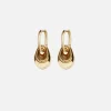 En Pebble Earrings Plated
