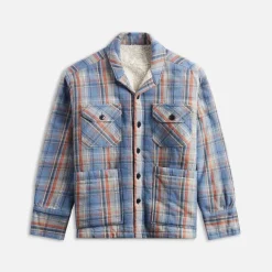 Faded Blue Sherpa Lined Boxy