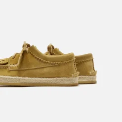 Fo Khaki Italian Blucher Jute Crepe