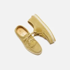Fo Khaki Italian Blucher Jute Crepe