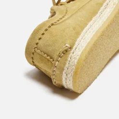 Fo Khaki Italian Blucher Jute Crepe