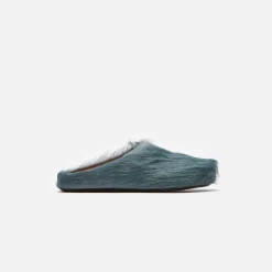 Fussett Sabot Long Hair Calf Shade