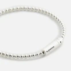 11G Polished Sterling Beads Bracelet