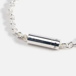 11G Polished Sterling Cable Bracelet
