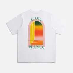 Gradient Arch Logo Printed Tee