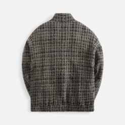 Homespun Tweed Zip Blouson