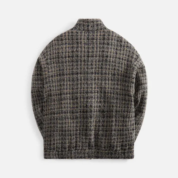 Homespun Tweed Zip Blouson