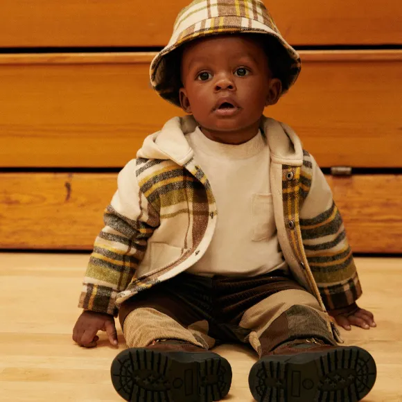 Kith Baby Plaid Overshirt Hoodie