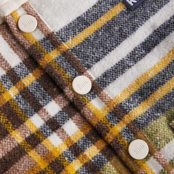Kith Baby Plaid Overshirt Hoodie