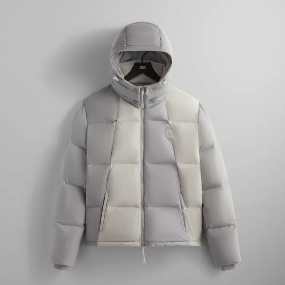 Kith Color-Blocked Wrinkle Nylon Midi Puffer