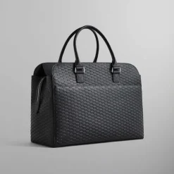 Kith Document Bag In Kith Monogram Saffiano Leather
