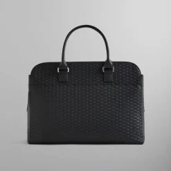 Kith Document Bag In Kith Monogram Saffiano Leather